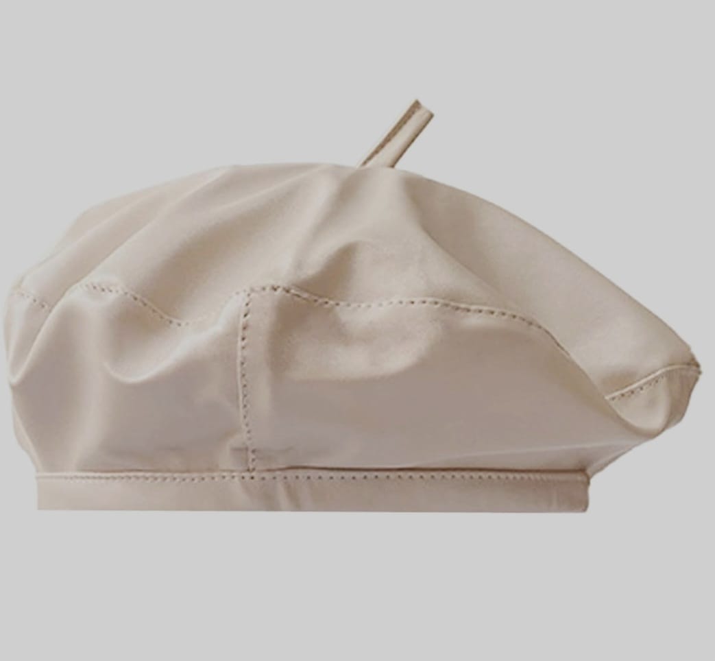 Faux leather Beret hat Sam's Tams