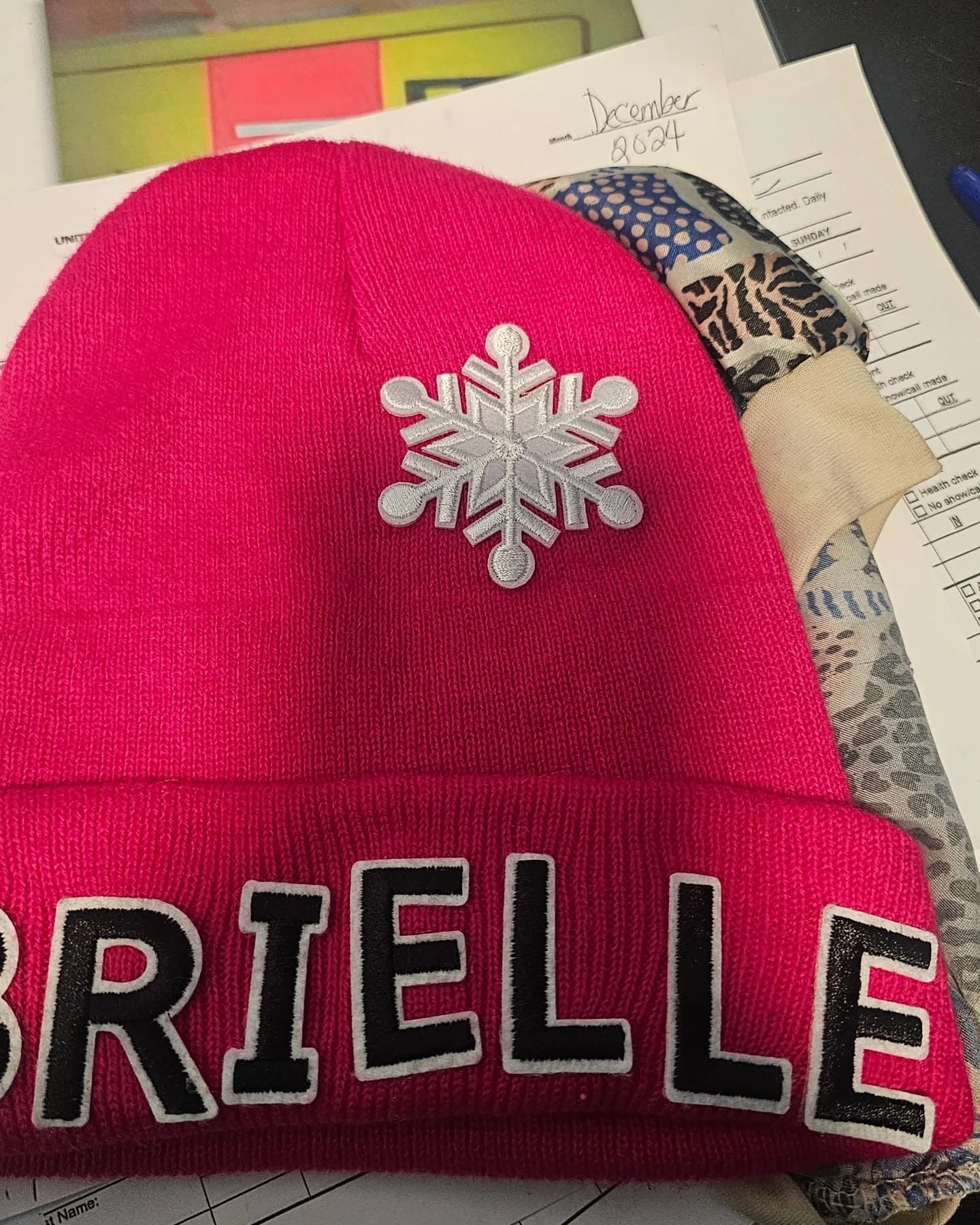 Custom name beanie hats