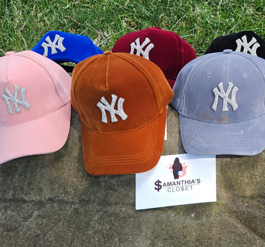 NY VELVET BLINGS HATS
