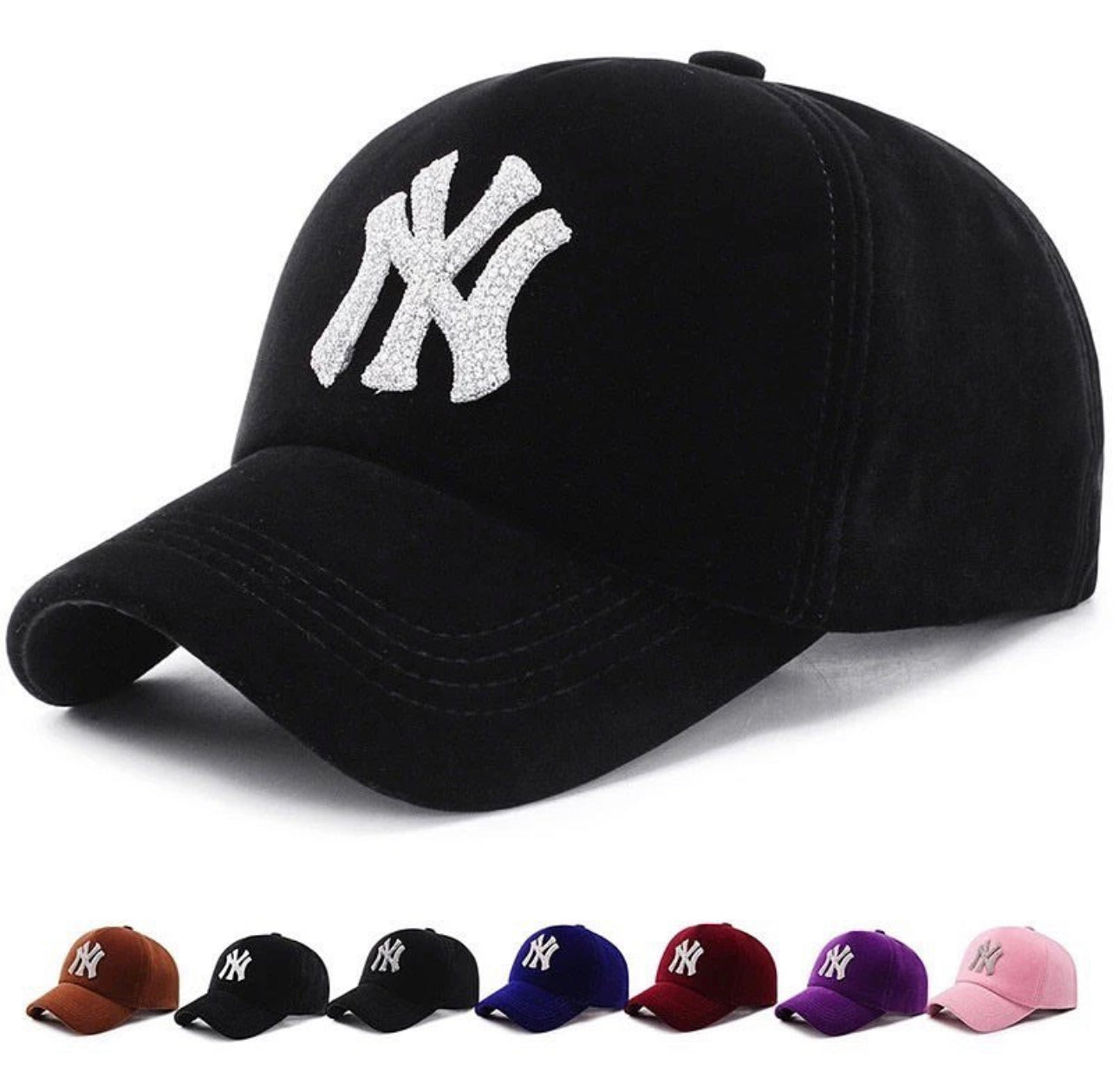 NY VELVET BLINGS HATS